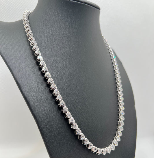 Tennis Heart Necklace