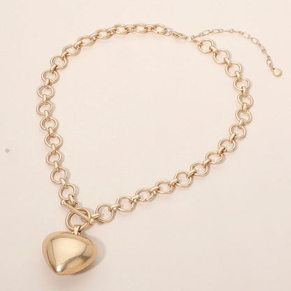 Toggle Heart Pendant Necklace