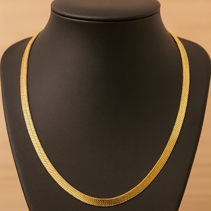 Herringbone Chain, Stainless Steel, Tarnish Resistant