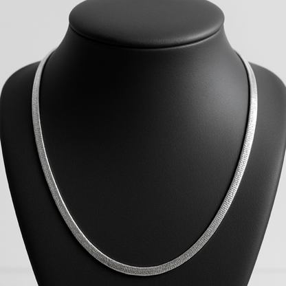 Herringbone Chain, Stainless Steel, Tarnish Resistant