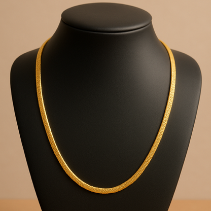 Herringbone Chain, Stainless Steel, Tarnish Resistant