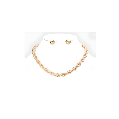Metal Rope Necklace