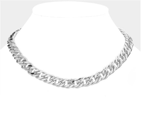 Silver Chain Link Modern