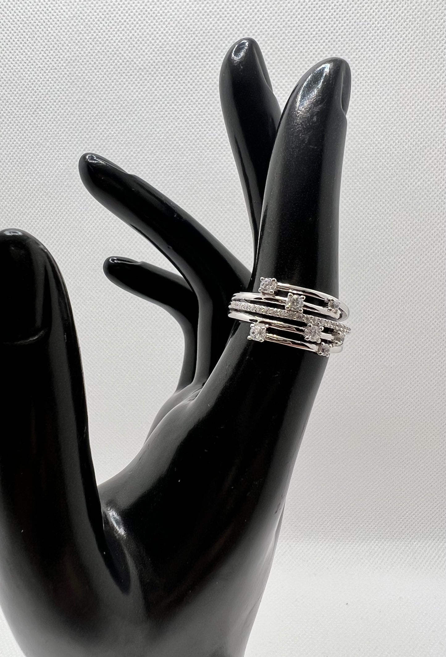 Sterling Silver Multi Band Ring