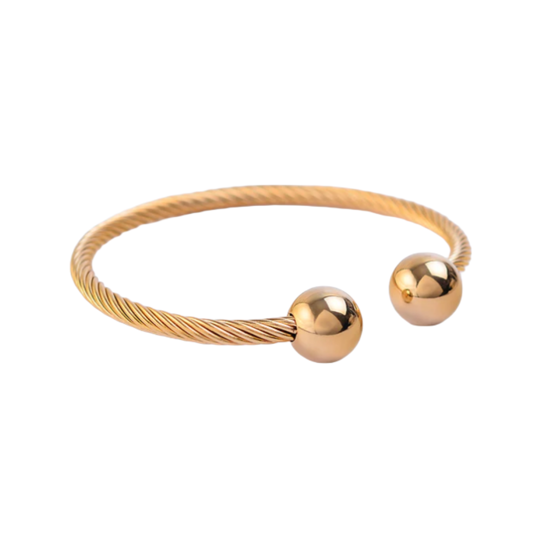 Open Bangle - Gold