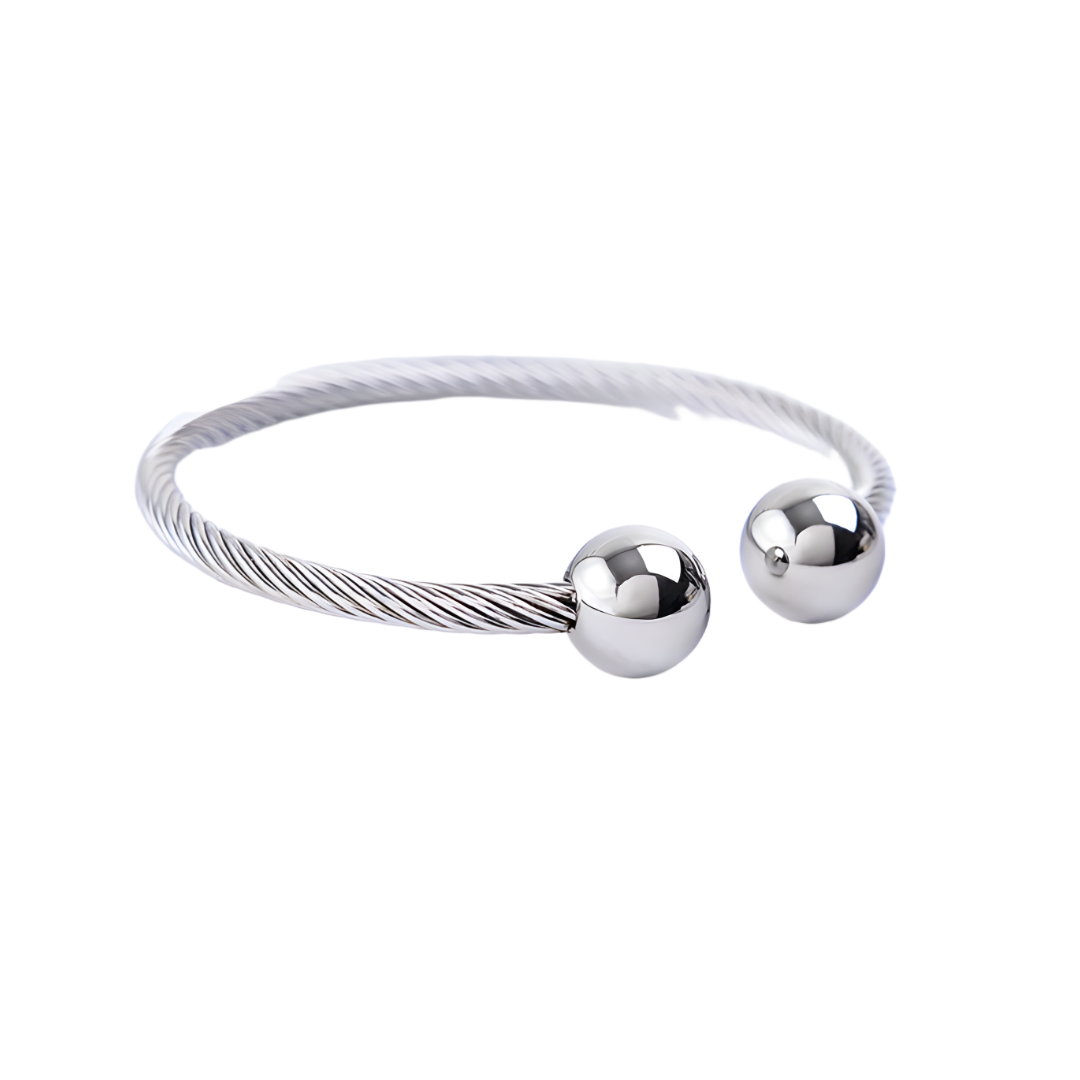 Open Bangle - Silver