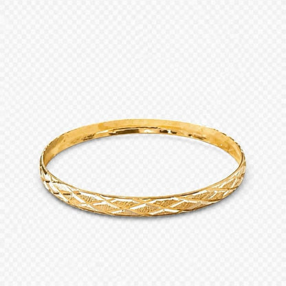 Texture Bangle, Gold-Filled: Petite Fit