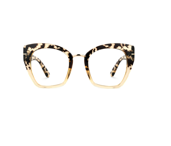 Tortoise Square Frame Readers