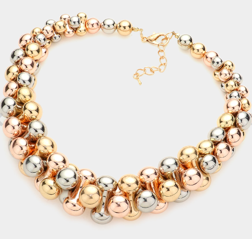 Cluster Ball Necklace