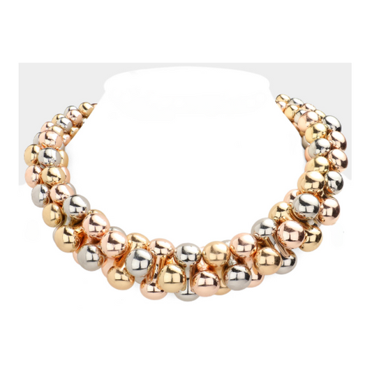 Cluster Ball Necklace