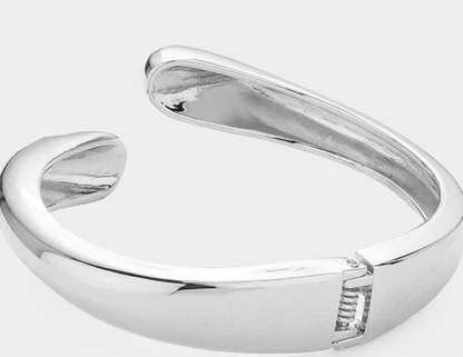 Bold Cuff Hinged Bracelet