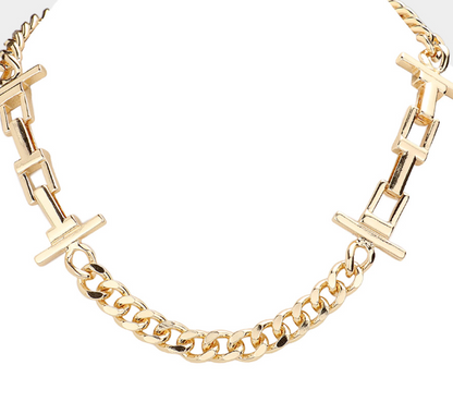 Metal Link Necklace