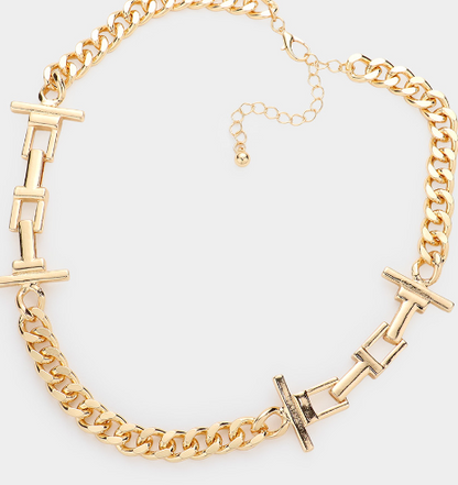 Metal Link Necklace